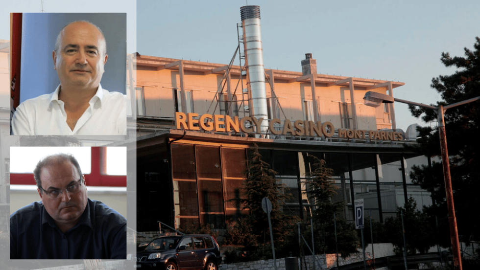 Το καζίνο της Πάρνηθας | Επάνω αριστερά, ο δήμαρχος Ηρακλείου Νίκ. Μπάμπαλος και κάτω ο δήμαρχος Χαλανδρίου Σίμος Ρούσσος